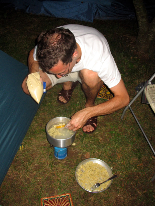 Wipi vist spaetzles uit het water