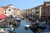 Uitzicht bij de vismarkt in Chioggia