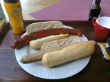 Bratwurst aan de grens