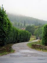 Weg tussen Lucca en Garfagnana