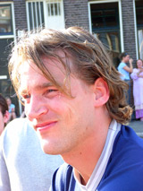 Henk Jan bij de brouwerij