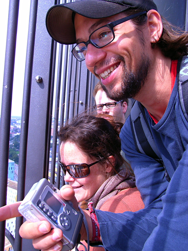 Nils laat Eva Hamburg van boven zien