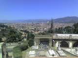 Uitzicht over Florence vanaf het San Miniato al Monte