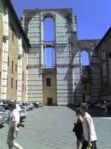 Panorama dal Facciatone bij het het Museo dell Opera del Duomo