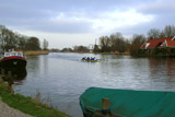 Roeiers op de Amstel