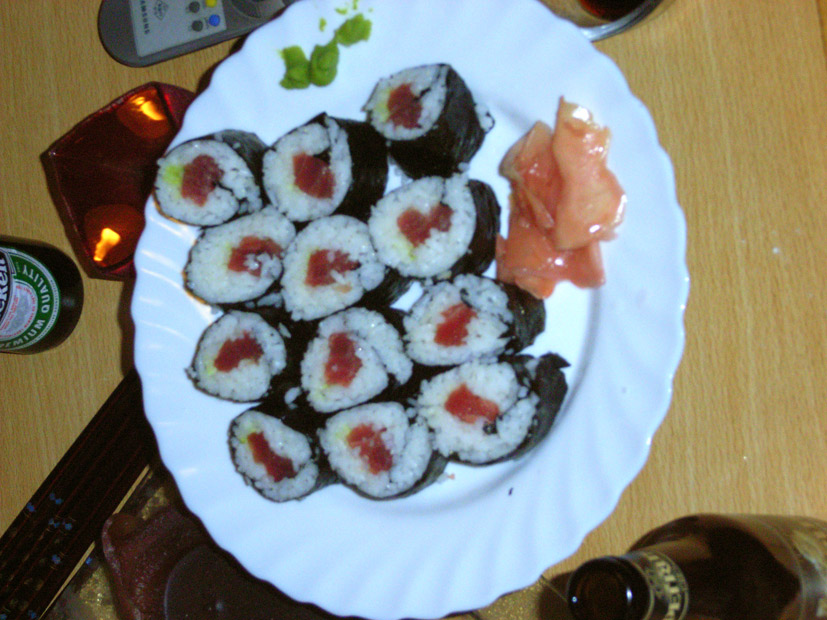 Tonijn sushi