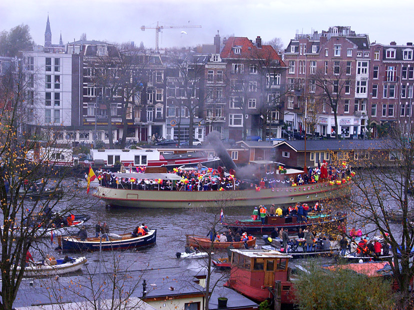 Sinterklaas op de Amstel