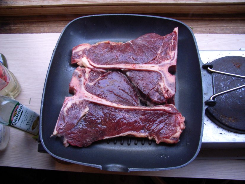 2x500 gram T-bone steak