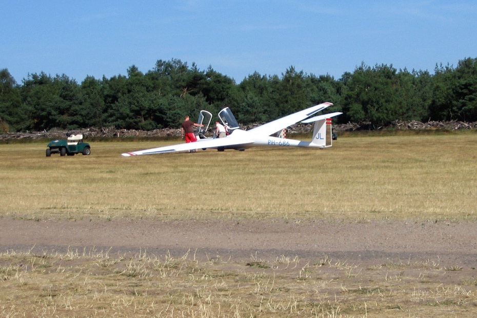 Bas en martijn na de landing