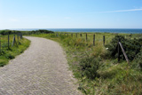 De zee vanuit de duinen tussen Scheveningen en Kijkduin