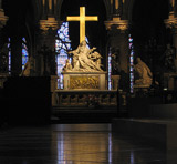 Pieta op altaar Notre Dame