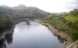 Rivier in het binnenland