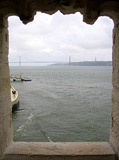 Uitzicht vanuit het Torre de Belém