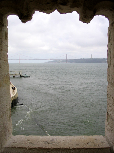 Uitzicht vanuit het Torre de Belém