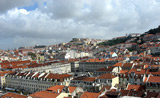 Panorama vanaf het Elevador da Santa Justa