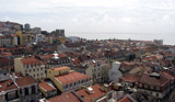 Panorama vanaf het Elevador da Santa Justa